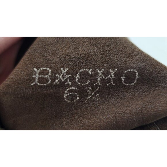 Vintage BACMO Women’s Size 6 3/4 Soft Suede Brown Thin Unlined Gloves - Picture 4 of 4